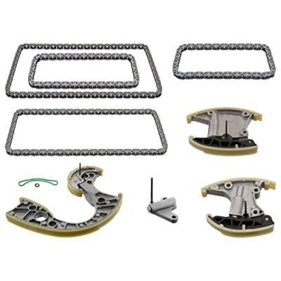Image of 059109229J, 059109229JS1 Timing chain Kit FEBI BILSTEIN 44486 Simplex, Closed AUDI: Q7, A6 C6 Allroad, A4 B7 Saloon