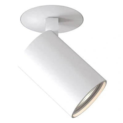 Image of Ascoli Flush Fire Rated Spotlight Textured White, GU10