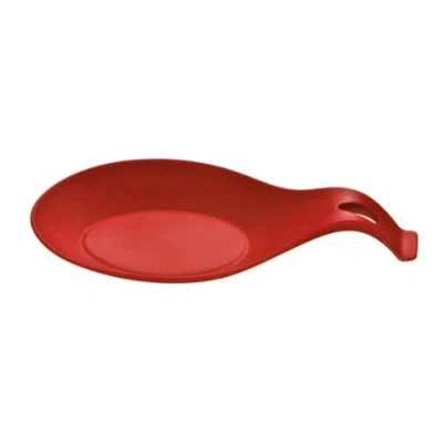 Image of Premier Housewares 804924 Zing Silicone Spoon Rest Red , H2 x W24 D14cm
