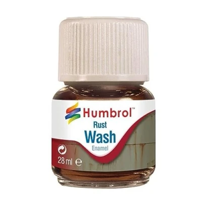 Image of Humbrol AV0210 Enamel Wash modellers washes effect Rust 28ml