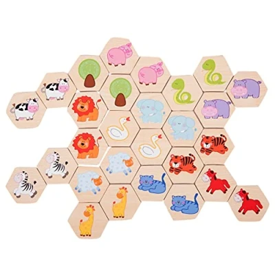Image of TickiT 76132 Animal Memory Game Set, 28 Pieces