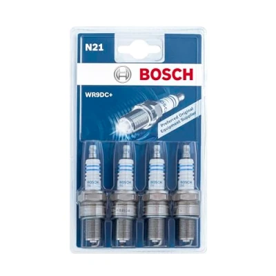 Image of Bosch WR9DC+ (N21) Spark Plugs Nickel Set of 4
