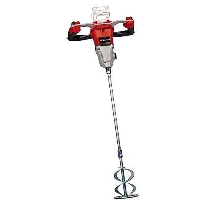 Image of Einhell Power X Change Cordless Paint &amp; Plaster Mixer 18V Electric Mixing Paddle for Paint, Plaster, Cement, Concrete and Mortar TP MX 18 2 Li Brushless Ø120 mm Stirrer (Battery Not Included)