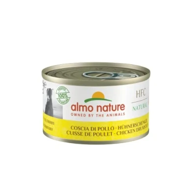 Image of almo nature HFC Natural Chicken Drumstick Wet Dog Food, 95 g, Pack of 24