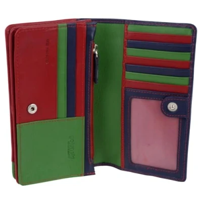 Image of Golunski Leather Ladies Purse/Wallet RFID Protected Nevada Multi