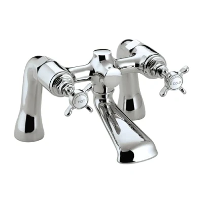 Image of Bristan N BF C CD 1901 Pillar Bath Filler Chrome