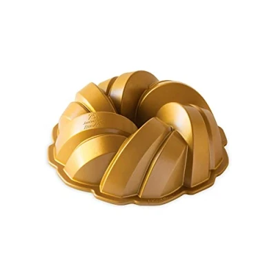 Image of Nordic Ware Bundt Tin Braided Gold ø 27 cm / 3.5 Liters