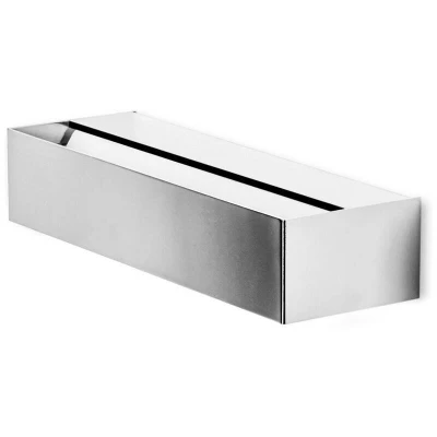 Image of Lia LED Up &amp; Down Small Wall Light Satin Nickel