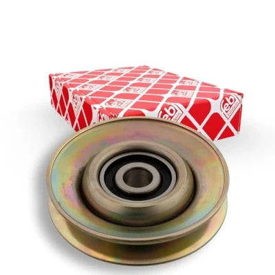 Image of 05117510AA, 5117510AA Deflection/Guide Pulley, v belt FEBI BILSTEIN 07162 97mm MERCEDES BENZ: S Class Coupe