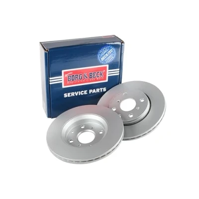 Image of Borg &amp; Beck BBD4534 Brake Disc Pair (Front): Citroen C1/Peu107 05/05