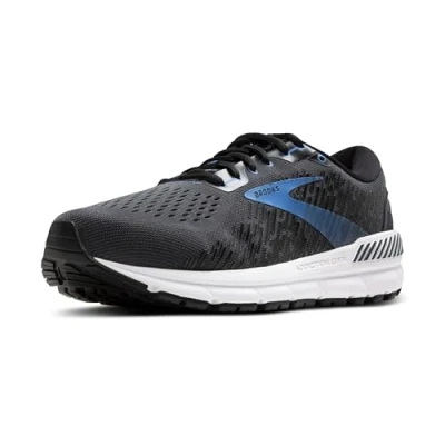 Image of Brooks Men&#039;s Addiction GTS 15 Running Shoe, India Ink/Black/Blue, 10.5 UK