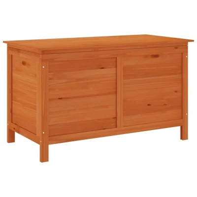 Image of vidaXL Garden Storage Box 99x49.5x58.5 cm Solid Wood Fir