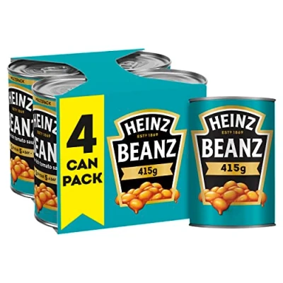 Image of Heinz Baked Beanz, 415 g (Pack of 4)