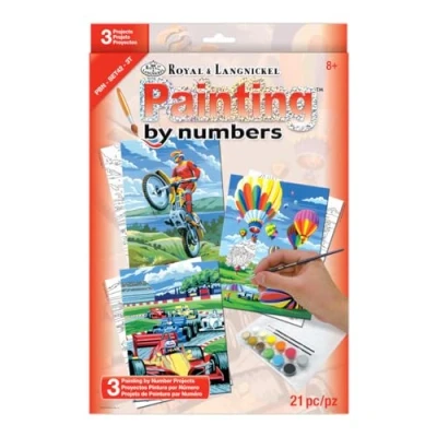 Image of Royal &amp; Langnickel PBN SET42 Painting by Numbers Value Set (3 Piece)