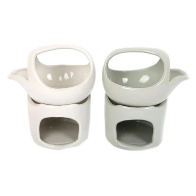 Image of SIL FR_1235 Oil Burner Spouted Ceramic 2pcs. 334g, Multicolor