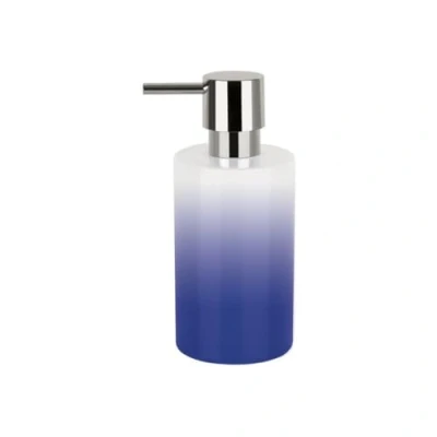 Image of Spirella Tube Gradient Navy Soap Dispenser