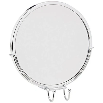 Image of Croydex Stick &#039;N&#039; Lock Plus Anti Fog Mirror &amp; Razor Holder, Silver