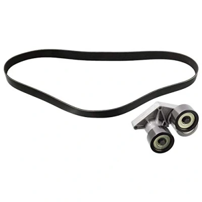 Image of 1653584, 1653584S4, 1687820, 1687820S4, 1690115 V ribbed belt set FEBI BILSTEIN 106002 with tensioner element