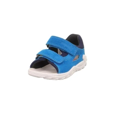 Image of Superfit FLOW Walking sandals for kids, Size: 3.5/4K, Türkis/blau Leather and textile
