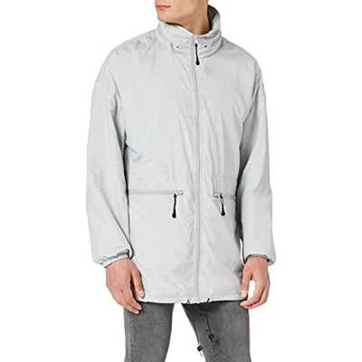 Image of Urban Classics Parka, Men&#039;s, Size: XXL, Lightasphalt