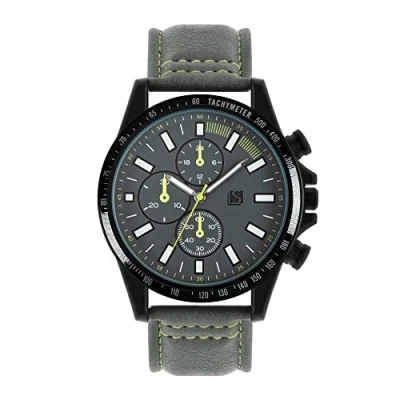 Image of Spirit Men&#039;s Analog Quartz Watch with Polyurethane Strap ASPG44