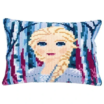 Image of Vervaco Cross Stitch Kit: Cushion: Disney Frozen 2: Elsa, PN 0182622