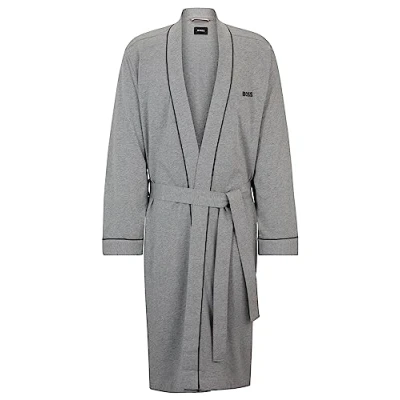 Image of BOSS Kimono Dressing gown, Men&#039;s, Size: Small, Medium grey