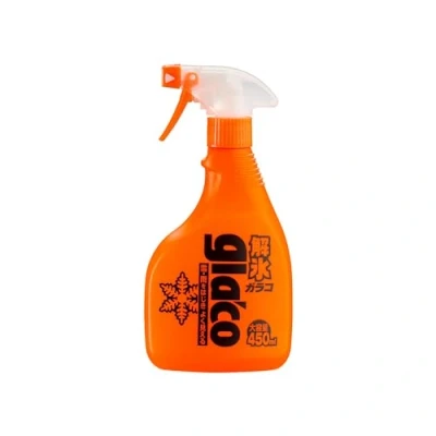 Image of SOFT99 Glaco Deicer Spray 450 ml, Melts Ice Fast and helps prevent Re freezing, Acting Car De Icer Quickly Clear Frost, or Snow