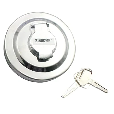 Image of FUEL CAP &amp; KEY For KOMATSU Excavator PC120 200 300 360 400 3 5 6 7 8