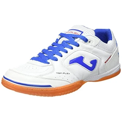 Image of Joma Men&#039;s Top Flex Futsal Shoe, White, 3.5 UK