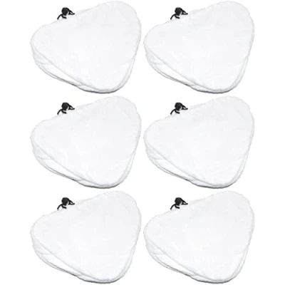 Image of Ufixt 6 X Steam Mop Microfibre Cleaning Cloth Cover Pads Kit Fits Morphy Richards