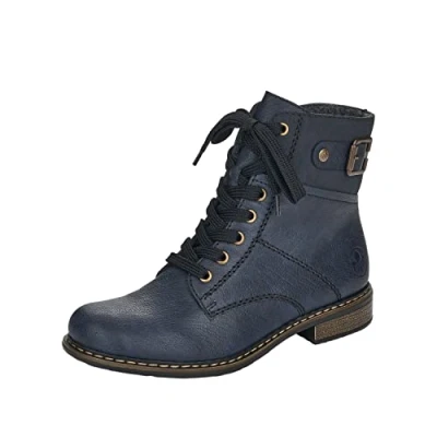 Image of Rieker Women&#039;s 71242 Ankle Boots, Blue (Ozean/Pazifik 15), 4 UK