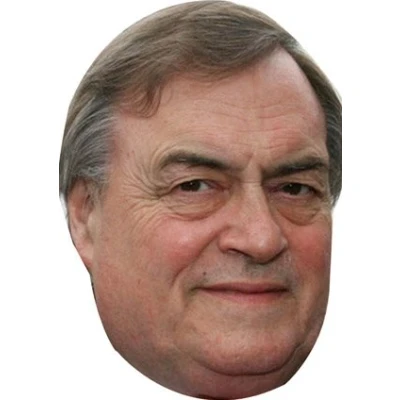 Image of FoxyPrinting John Prescott Celebrity Cardboard Party Face Mask Fancy Dress