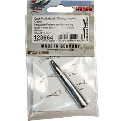 Image of Harder &amp; Steenbeck Airbrush Accessories, Chrome Plated Silver, Klein