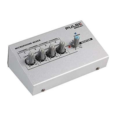 Image of PULSE MMX401 4 Channel Compact Microphone Mixer