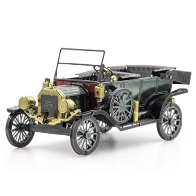 Image of Metal Earth Puzzle 3D Car Ford Model T 1910 Building Models for Adults Challenging Level 8 x 3.99 cm