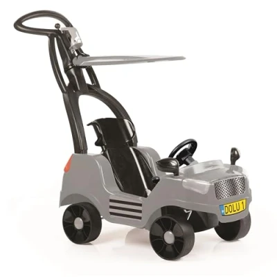 Image of Dolu Baby Push Along Car Grey For Children From 12 Months Ride Kids On Cars 1 Years Old Toys Trike Toddler Cozy Coupe