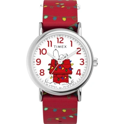 Image of Timex Women Analog Quartz Watch with Nylon Strap TW2W80800JT