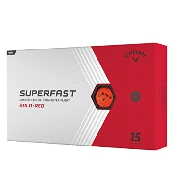 Image of Callaway Golf Superfast Bold Balls, Red
