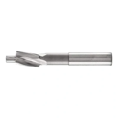 Image of PFERD HSS Flat Countersink with Guide pins, Diameter 15.0 mm, Shaft 12.5 DIN 373, 25203118, for Threaded core Holes.