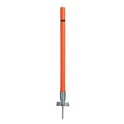Image of Gunn &amp; Moore GM Cricket Stump Steel Sprung Springback Practice Target Regulation Height 28&quot; Orange