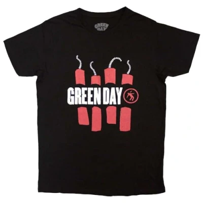 Image of Rock Off officially licensed products Green Day Dynamite Band Logo T Shirt L
