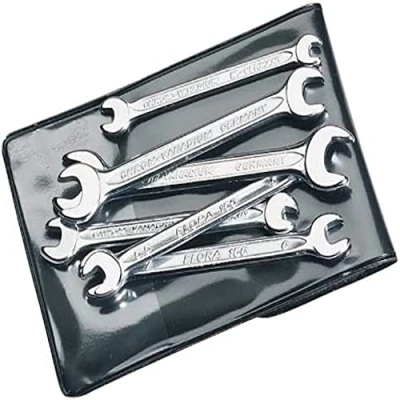 Image of Elora Midget Metric Open End Spanner Set (6 Piece)