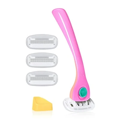 Image of Billie Razors for Women Shave Kit Women’s Razor + 4 x 5 Blade Refills Magnetic Holder Malibu