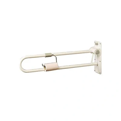Image of HOMECRAFT Devon Deluxe Folding Support Rail, Bathroom Aid for Elderly, Handicapped, Disabled users, Grab Bar Stability and Control, Safety Handle Rail Lavatory