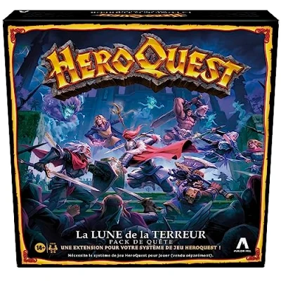 Image of Avalon Hill HeroQuest, Moon of Terror Quest Pack, HeroQuest Game System Required, Role Playing Games for 2 5 Players, Ages 14 and Above