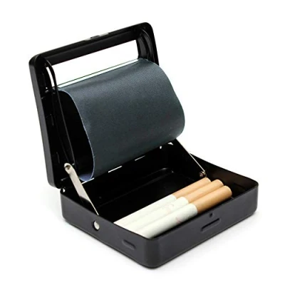 Image of EKdirect Automatic Cigarette Rolling Machine 70mm Portable Metal Box for