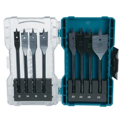 Image of Makita E 08698 8 Piece Flat Bit Set