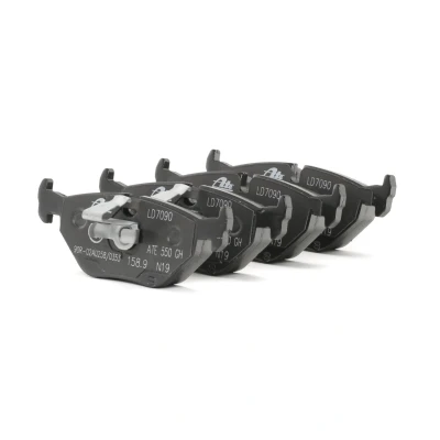 Image of 34211163395, 34212157591, 34212157592, 34216761281 Brake pad set ATE Ceramic 13.0470 7090.2 prepared for wear indicator, excl. warning contact