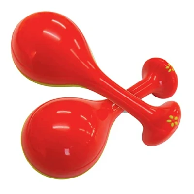 Image of Halilit Baby Maracas. Brightly Coloured Traditional Rattle Shaker Musical Instruments with Textured Grip for Infants and Toddlers 6 months +